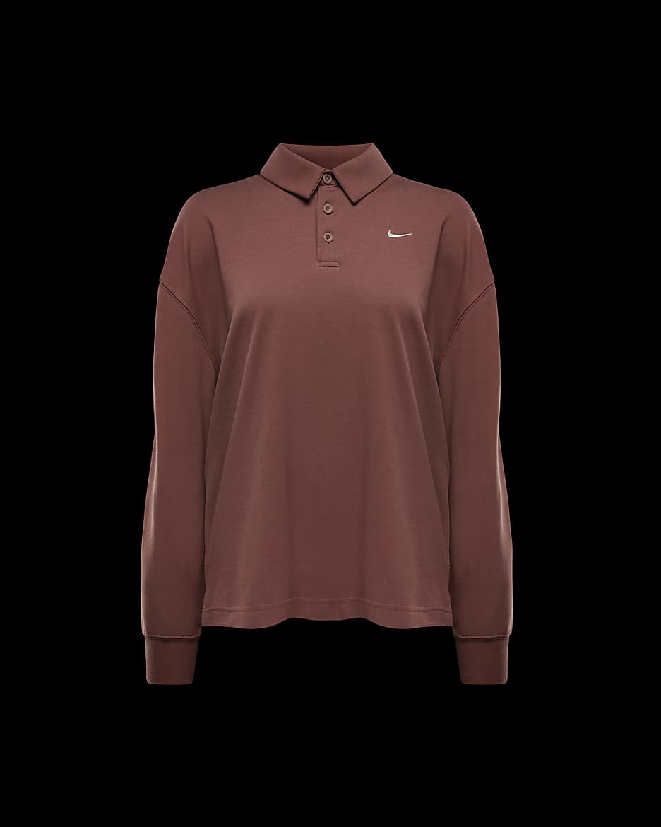 Nike Sportswear Essential Women s Oversized Long Sleeve Polo